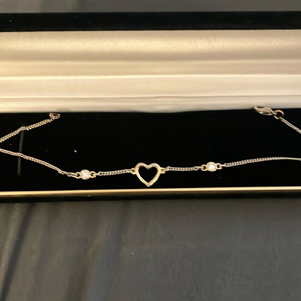 Heart anklet
